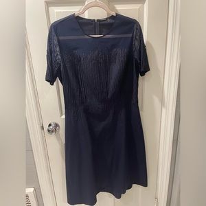 Elie Tahari navy blue dress size 12